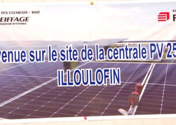 Bénin : La centrale solaire photovoltaïque de illoulofin inaugurée ce jour