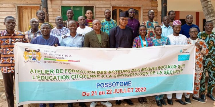 Bénin : Acteurs des médias sociaux et FDS ensemble pour la coproduction de la sécurité