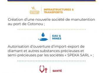 Bénin : Grandes lignes du Conseil des Ministres du 30 Novembre 2022