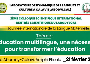 Bénin : Le Labodylcal lance un colloque scientifique international sur “l’éducation multilingue”