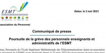 Sénégal : Le personnel enseignant et administratif de l’ESMT en grève pour 72 heures