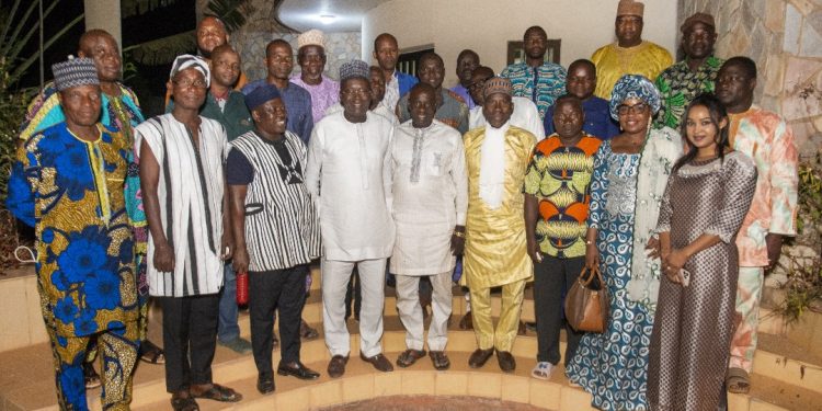 Bénin : Bio Tchané échangé avec les militants BR de Djougou