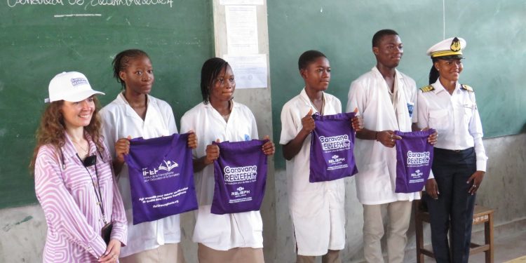 Éducation inclusive et égalitaire : la caravane RELIEFH emballe les lycéens de Kpondéhou qui bouclent la 3e édition