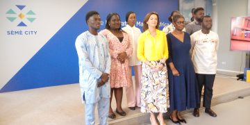 Bénin : Tanja Fajon échange avec les acteurs du changement de Sèmè City