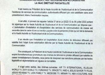 Bénin : La Haac met en demeure plusieurs TV émettant sur satellite [Liste]