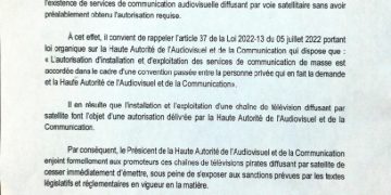 Bénin : La Haac met en demeure plusieurs TV émettant sur satellite [Liste]