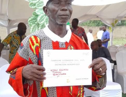 Bénin : Voici le meilleur Cotonculteur de la campagne 2024-2025
