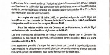 Bénin : La Haac rappelle les obligations du dépôt légal aux journaux et écrit périodiques