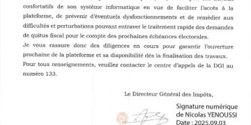 Bénin : La DGI s’active pour une meilleure accessibilité du Quitus Fiscal en ligne