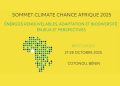 Bénin : Le Sommet Climate Chance Afrique 2025 s’ouvre à Cotonou lundi prochain