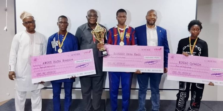 Bénin : le CEG Toura (Banikoara) gagne le premier prix de la 3ème édition du NEC de la fondation UBA