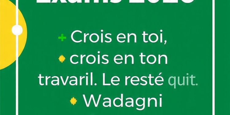 Bénin : Le Président Wadagni s’adresse aux candidats au BEPC 2026