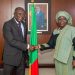 Bénin/CES : Abdoulaye Bio Tchané reçu par la Vice-présidente Mariam Chabi Talata
